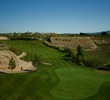 Quarry Pines Golf Club's 10th hole is the first to play inside the quarry.