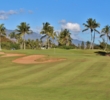 When the trade winds kick up, the fourth hole on the B nine at Hawaii Prince Golf Club can play long. 