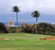 The par-3 11th hole on the Kaanapali Kai Course plays downhill.